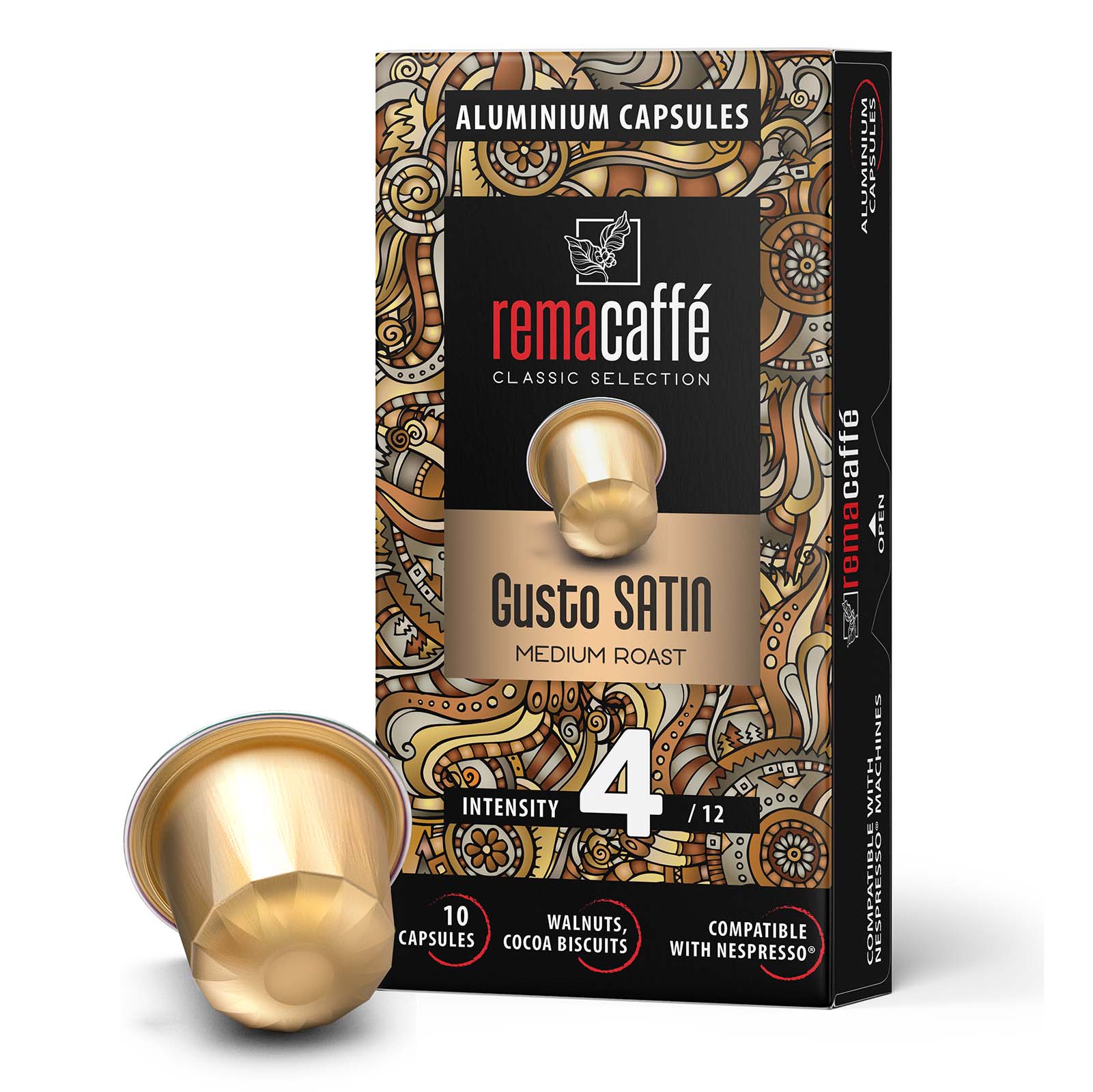 Rema Caffè Gusto Satin Nespresso Original compatible capsules