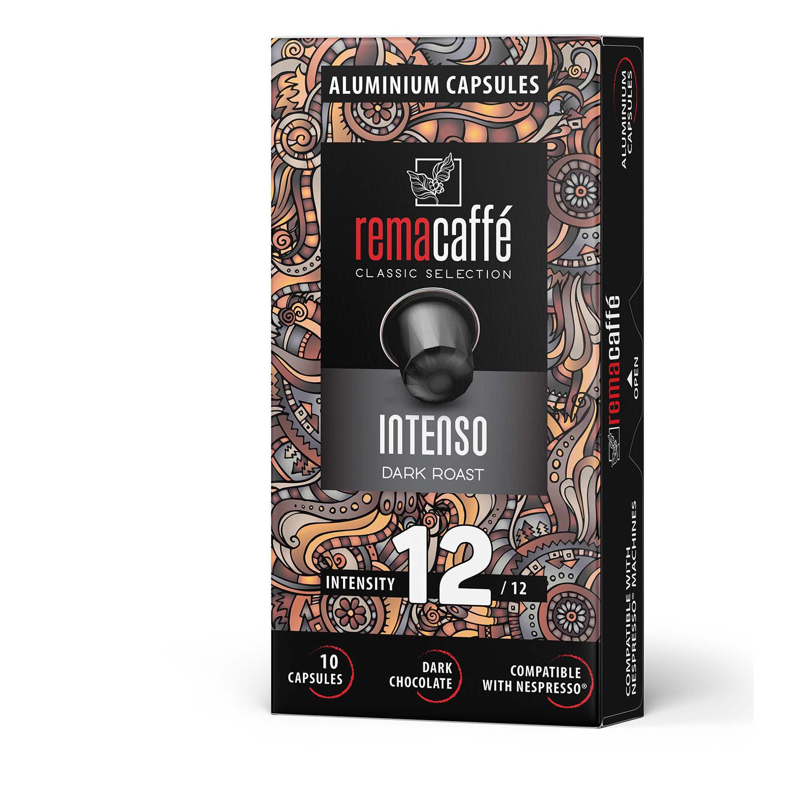Rema Caffè Intenso packaging and capsule