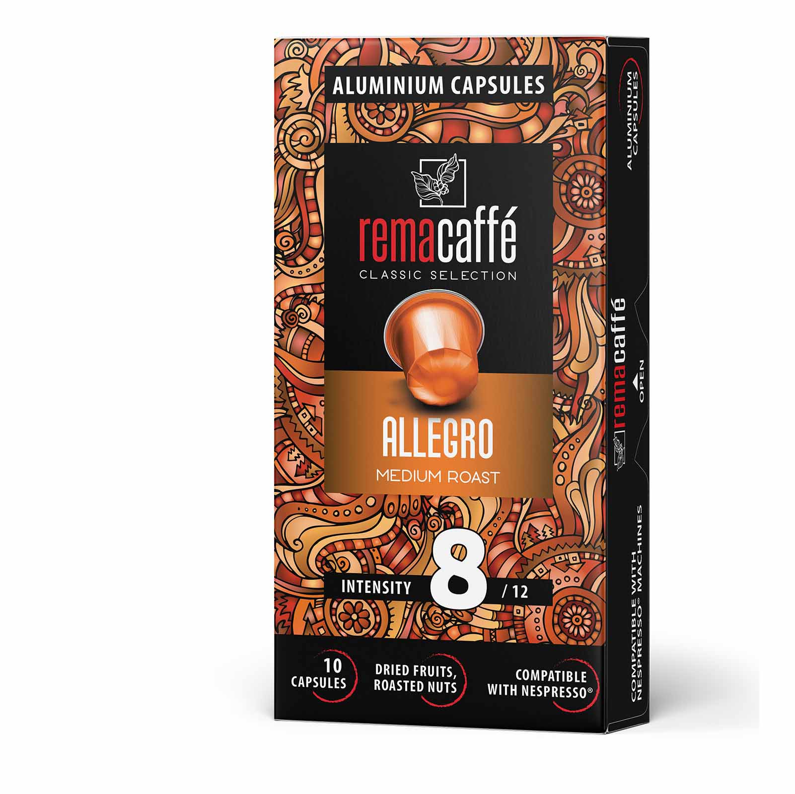 RemaCaffé Allegro Nespresso Original compatible capsules